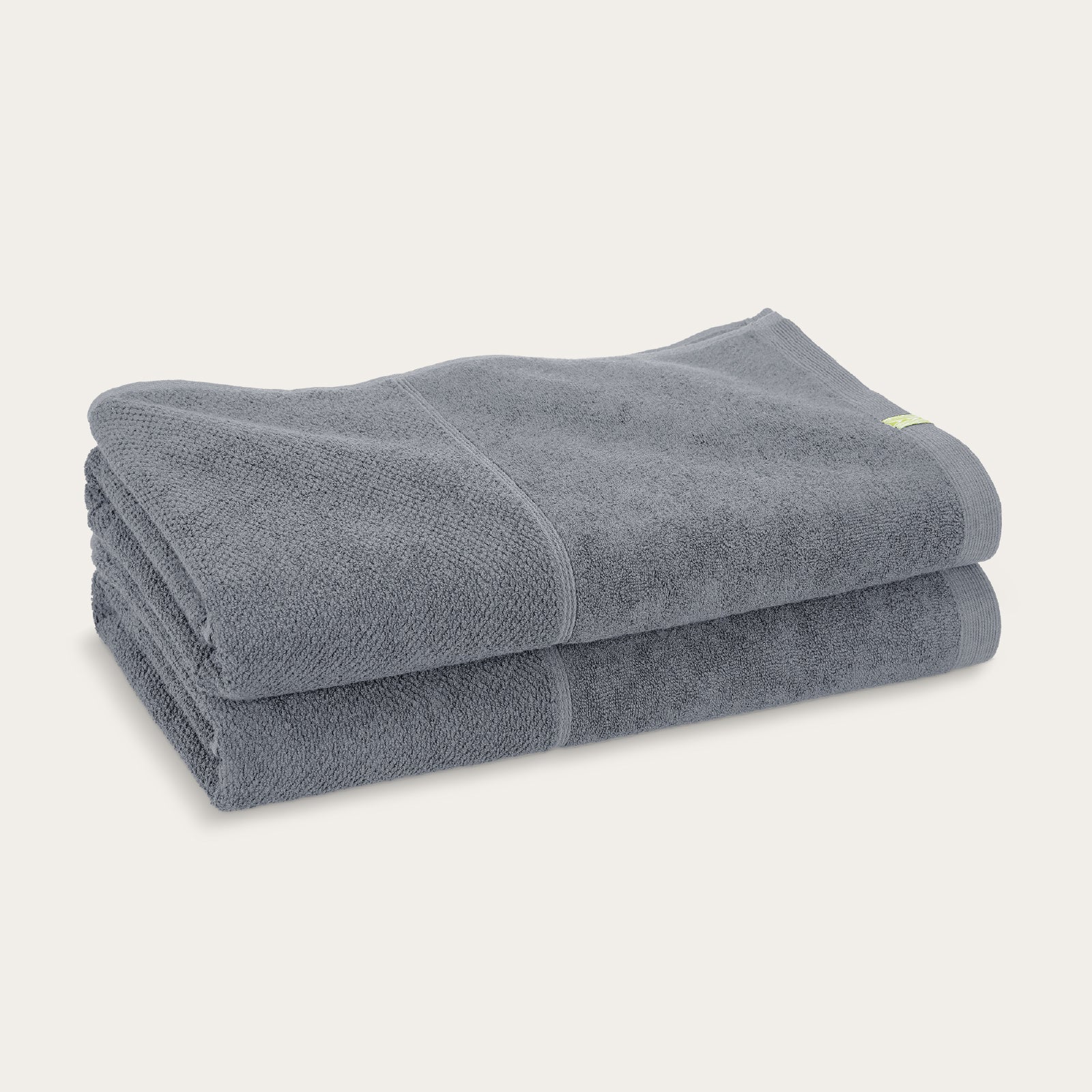 2x The Bath Sheet - Green Label